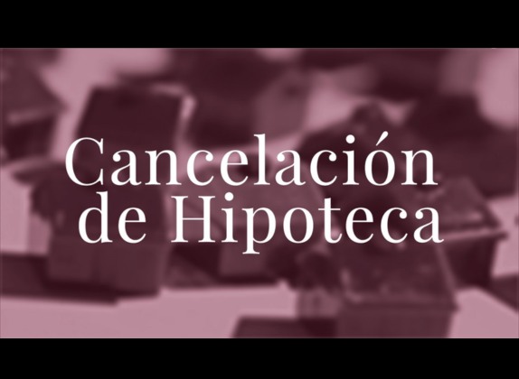carta de instrucción de cancelación de hipoteca